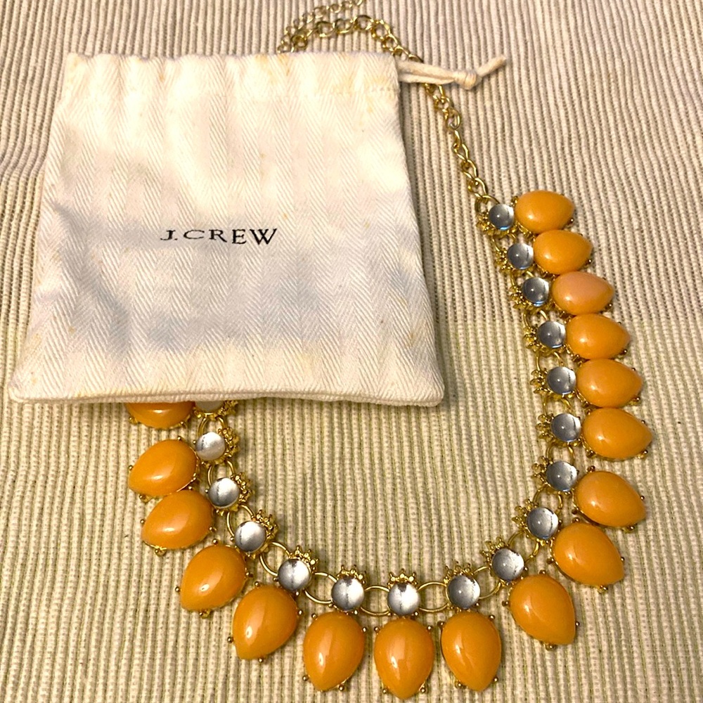 J crew statement necklace brand new with pouch